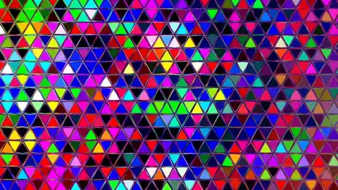 Triangle Mosaic Motion Graphic Stock Footage 148059954