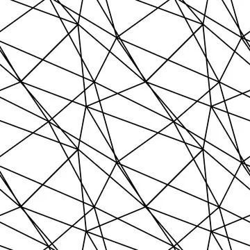 Triangle mosaic of thin lines seamless pattern, background for wrapping paper Stock Illustration