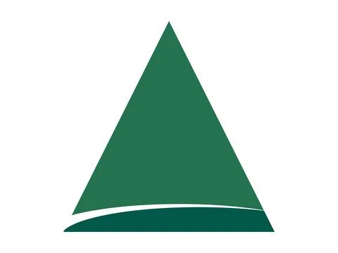 Triangle Mountain Peak Icon Vector Design Stock Illustration