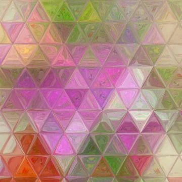 Triangle multicolor background, patchwork, light pastel color Illustrazione stock