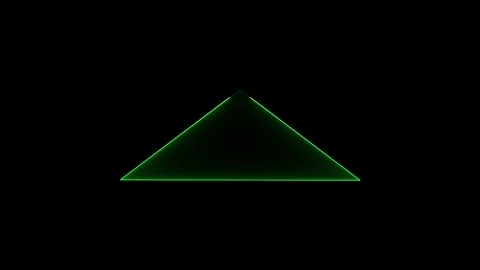 Triangle neon frame background . seamless lopped animation Stock Footage 332958953