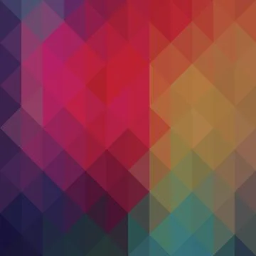 Triangle neon geometric background Stock Illustration