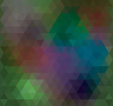 Triangle neon seamless background Stock Illustration