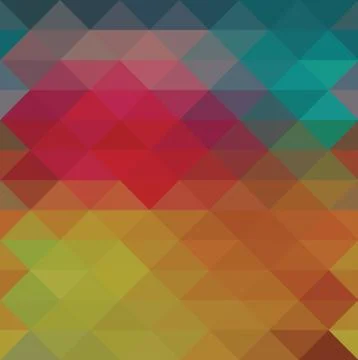 Triangle neon seamless background Stock Illustration