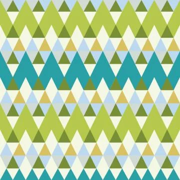 Triangle ornament pattern Stock Illustration