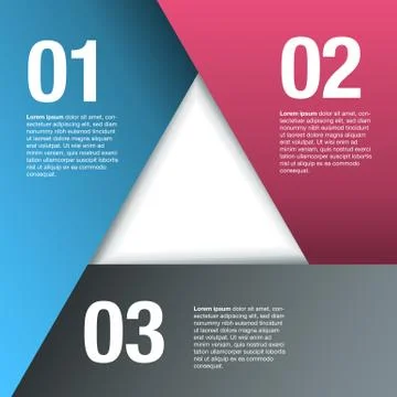 Triangle Overlapping Paper Background Stock Illustration
