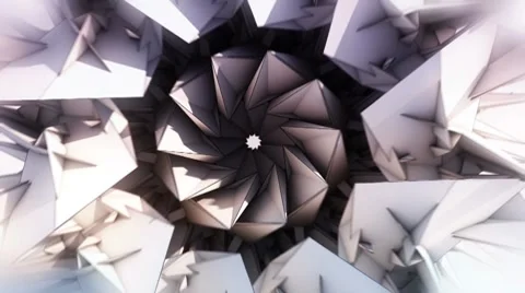 Triangle - Paper - Center - 2 Stock Footage 8926530