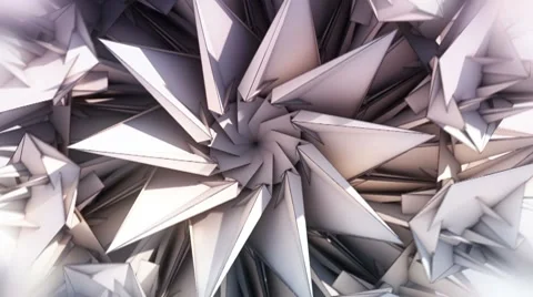 Triangle - Paper - Center - 3 Stock Footage 8926512