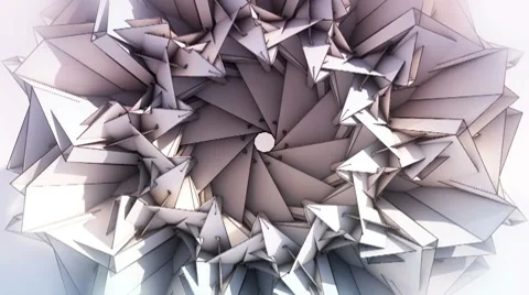 Triangle - Paper - Center Stock Footage 8926548