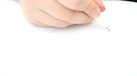 Triangle on paper Stock Footage 49453196