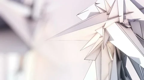 Triangle - Paper - Two Objects Stock Footage 8926573