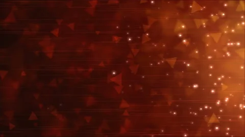 Triangle Particle Background Animation - Loop Red Stock Footage 52870228