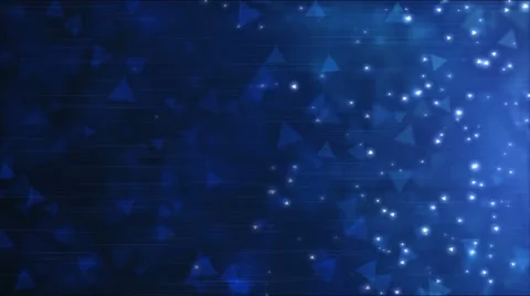 Triangle Particle Background Animation - Loop Blue Stockbeeldmateriaal 52883120