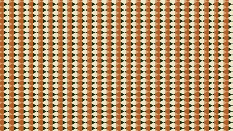 Triangle Pattern Animation with Retro Brown and Green Vertical Stock Footage 340899402