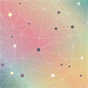 Triangle pattern background in line. Colorful mosaic banners. Vector illustra Stock Illustration
