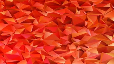 Triangle pattern background - mosaic graphic from triangles in red tones Stock Illustration