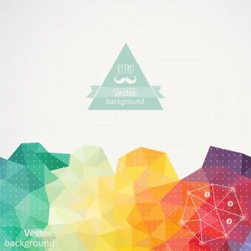 Triangle pattern background, triangle background, vector illustration with pl 스톡 일러스트