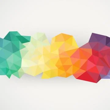 Triangle pattern background, triangle background, illustration with plenty sp Stock Illustration