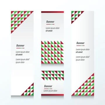 Triangle pattern  Christmas Styles Styles Stock Illustration