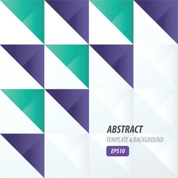 Triangle pattern design 2 color  Violet and Blue color Stock Illustration