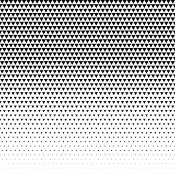 Triangle pattern design halftone vector Stock Illustration