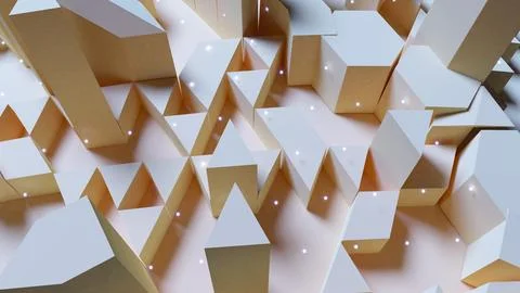 Triangle pattern on digital background,Triangle molecular structure model, .. イラスト素材