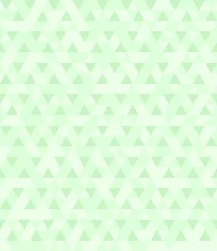 Triangle pattern. Green seamless vector background Stock Illustration