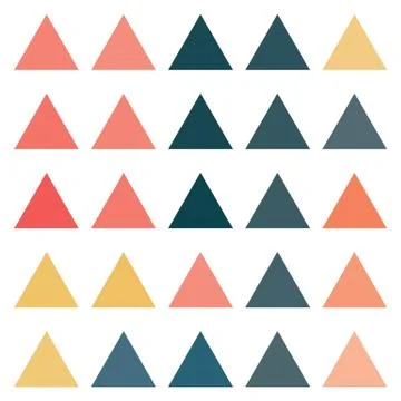 Triangle Pattern Stock Illustration