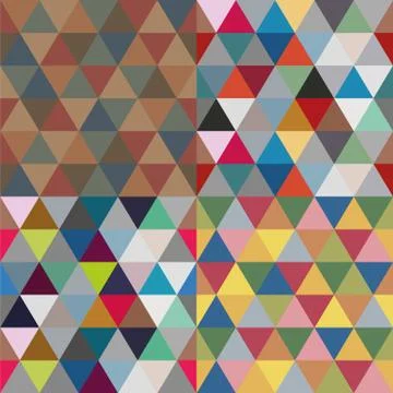 Triangle Pattern Stock Illustration