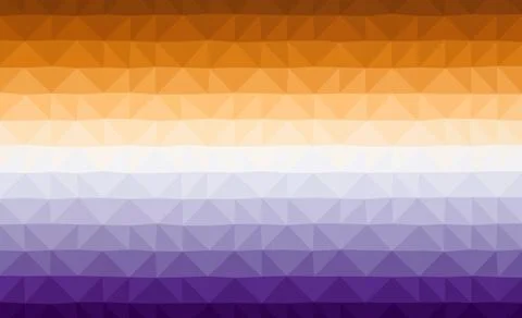 Triangle pattern. Multicolor polygonal illustration. Stockillustratie