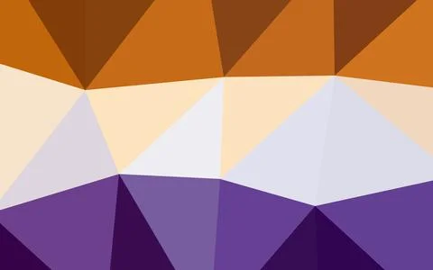 Triangle pattern. Multicolor polygonal illustration. Stock Illustration