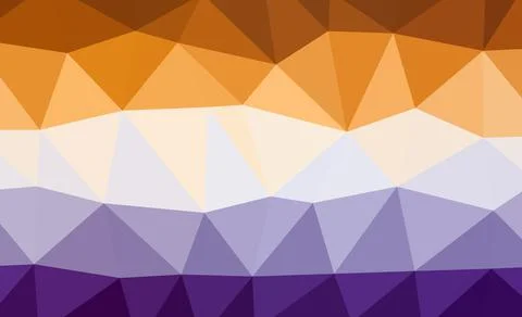 Triangle pattern. Multicolor polygonal illustration. Stock Illustration