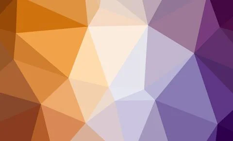 Triangle pattern. Multicolor polygonal illustration. Stock Illustration