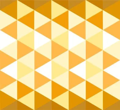 Triangle pattern in orange color shades Stock Illustration
