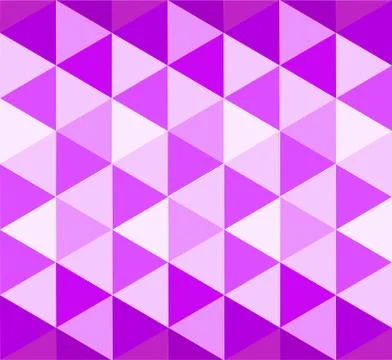 Triangle pattern in pink color shades Stockillustratie