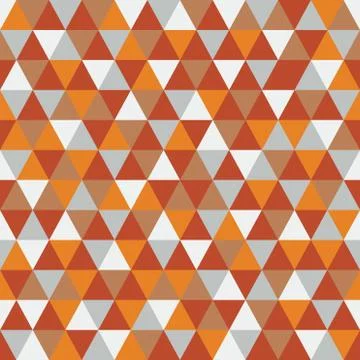 Triangle pattern with retro and fashion concept seamless background. Stock Illustration