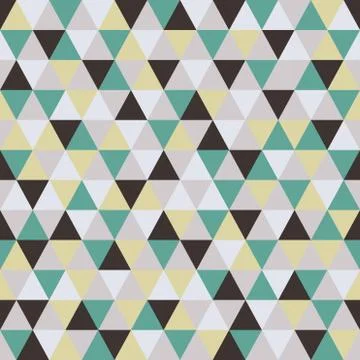 Triangle pattern with retro and fashion concept seamless background Stockillustratie