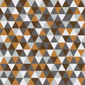 Triangle pattern with retro and fashion concept seamless background Stock Illustration
