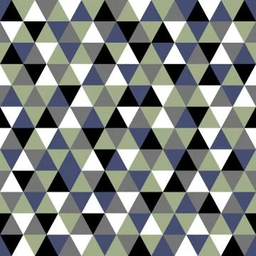 Triangle pattern with retro and fashion concept seamless background Stock Illustration