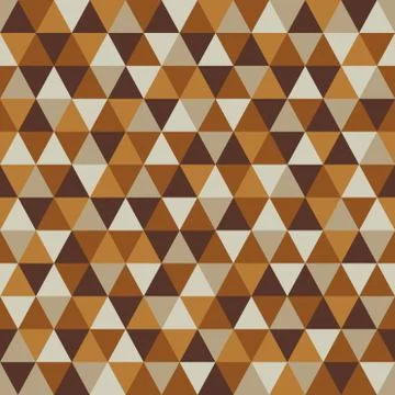 Triangle pattern with retro and fashion concept seamless background Stock Illustration