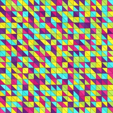 Triangle pattern. Seamless vector background Illustrazione stock