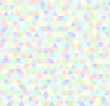 Triangle pattern. Seamless vector geometric background Stock Illustration