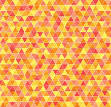 Triangle pattern. Seamless vector geometric background Stock Illustration