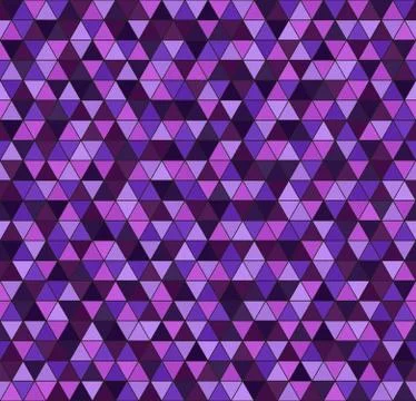 Triangle pattern. Seamless vector Illustrazione stock