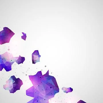 Triangle pattern shape for wallpaper. Illustration low poly, polygonal design Illustrazione stock