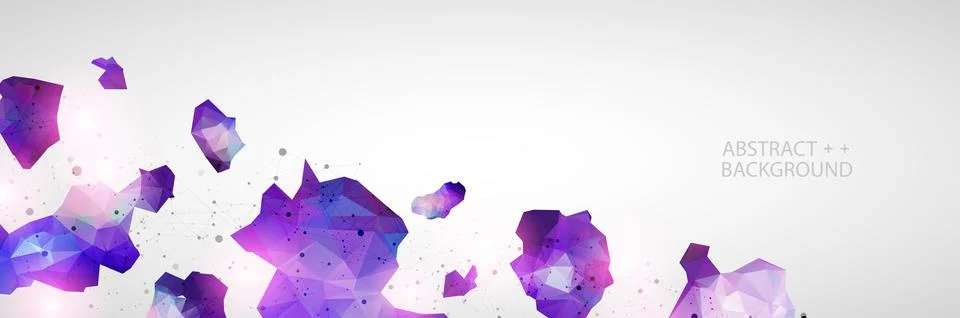 Triangle pattern shape for wallpaper. Illustration low poly, polygonal design Stock Illustration