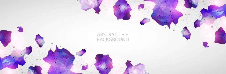 Triangle pattern shape for wallpaper. Illustration low poly, polygonal design イラスト素材