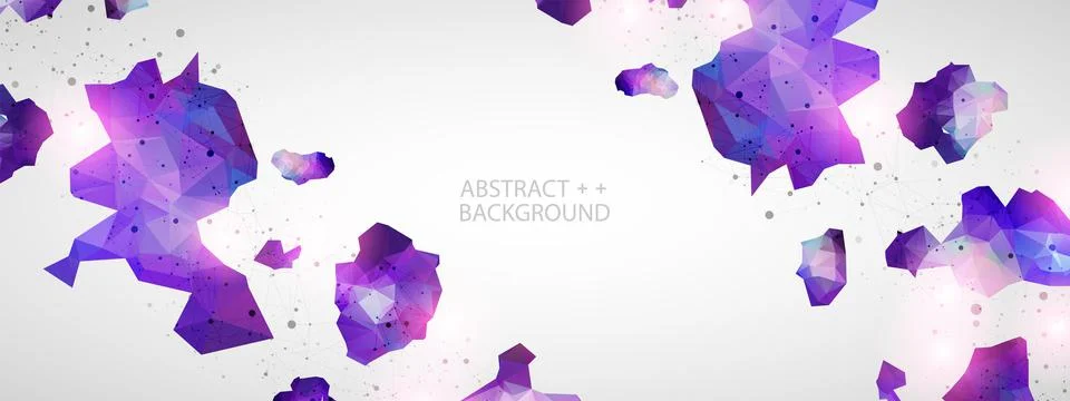 Triangle pattern shape for wallpaper. Illustration low poly, polygonal design Illustrazione stock