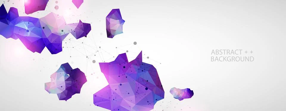 Triangle pattern shape for wallpaper. Illustration low poly, polygonal design Stock Illustration