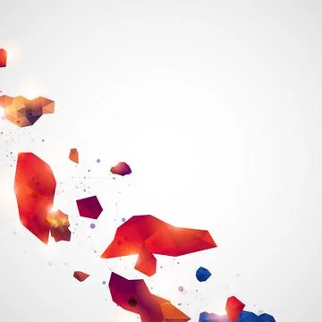 Triangle pattern shape for wallpaper. Illustration low poly, polygonal design Illustrazione stock